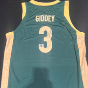 Josh Giddey Hand Signed Jersey - Boomers Unframed