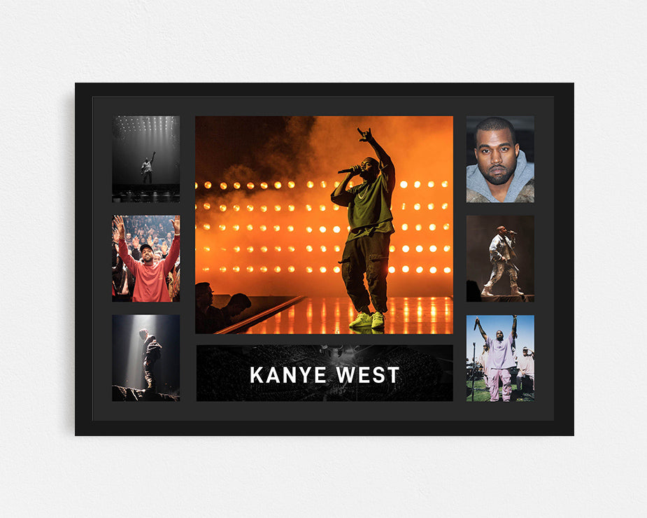 Kanye West Tribute Framed Collage Print