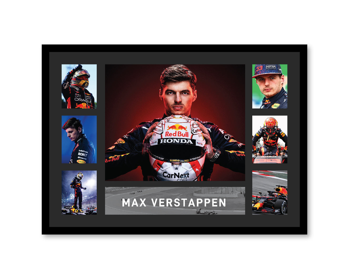 Cagoule Max Verstappen Signée Et Encadrée - Memorabilia F1 - Avec Certificat (COA)