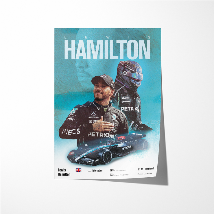 Lewis Hamilton Frameless