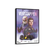 Max Verstappen Vintage F1 Print