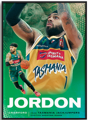 Jordon Crawford NBL24 Vintage Print