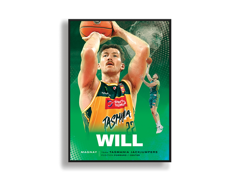 Will Magnay NBL24 Vintage Print