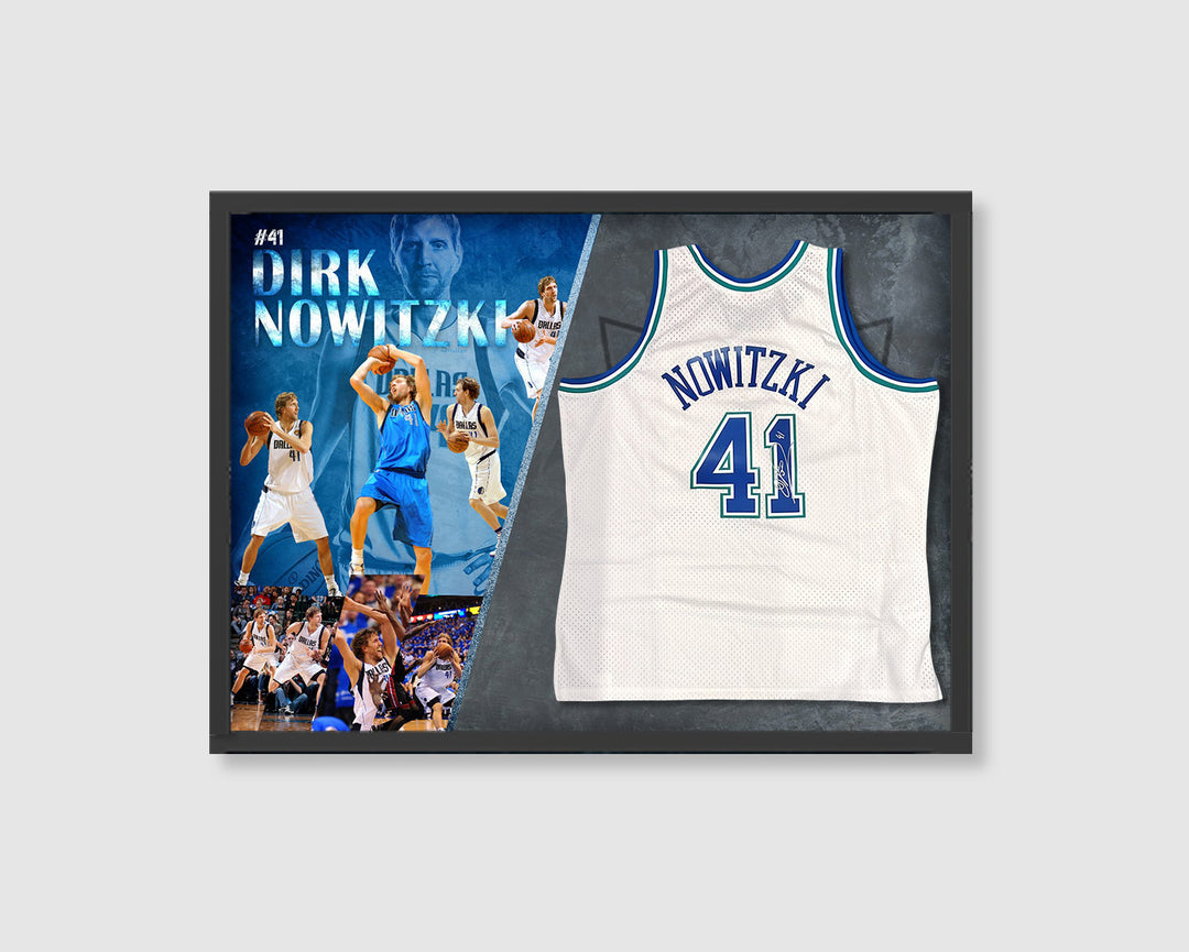 Dirk nowitzki autographed jersey online