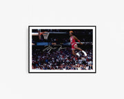 Michael Jordan Slamm Dunk 88 Framed Art